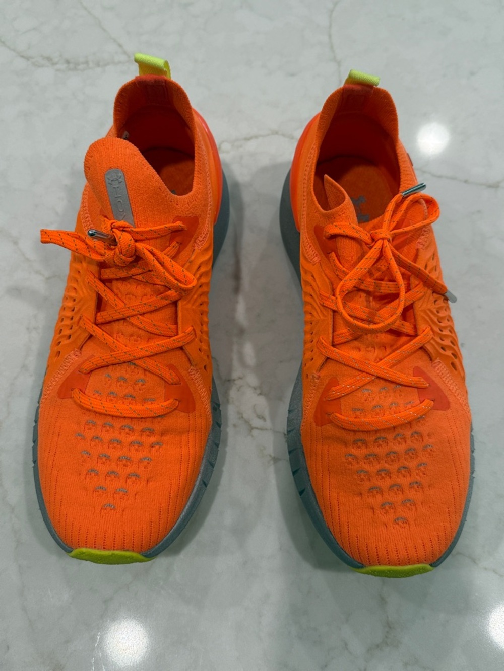 Under Armour EUC Mens HOVR Phantom RN Night Orange Sneakers Running Shoes - SZ 9 - Picture 7 of 11